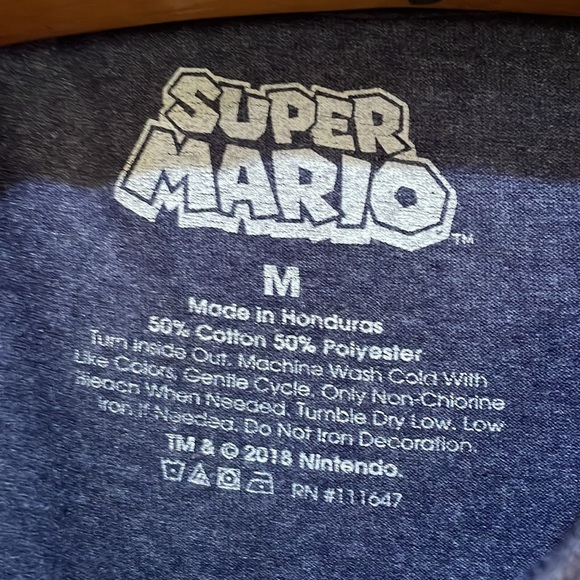 Nintendo Super Mario | Men's Retro Running Fast Lane T-Shirt; Size M - Picture 5 of 7